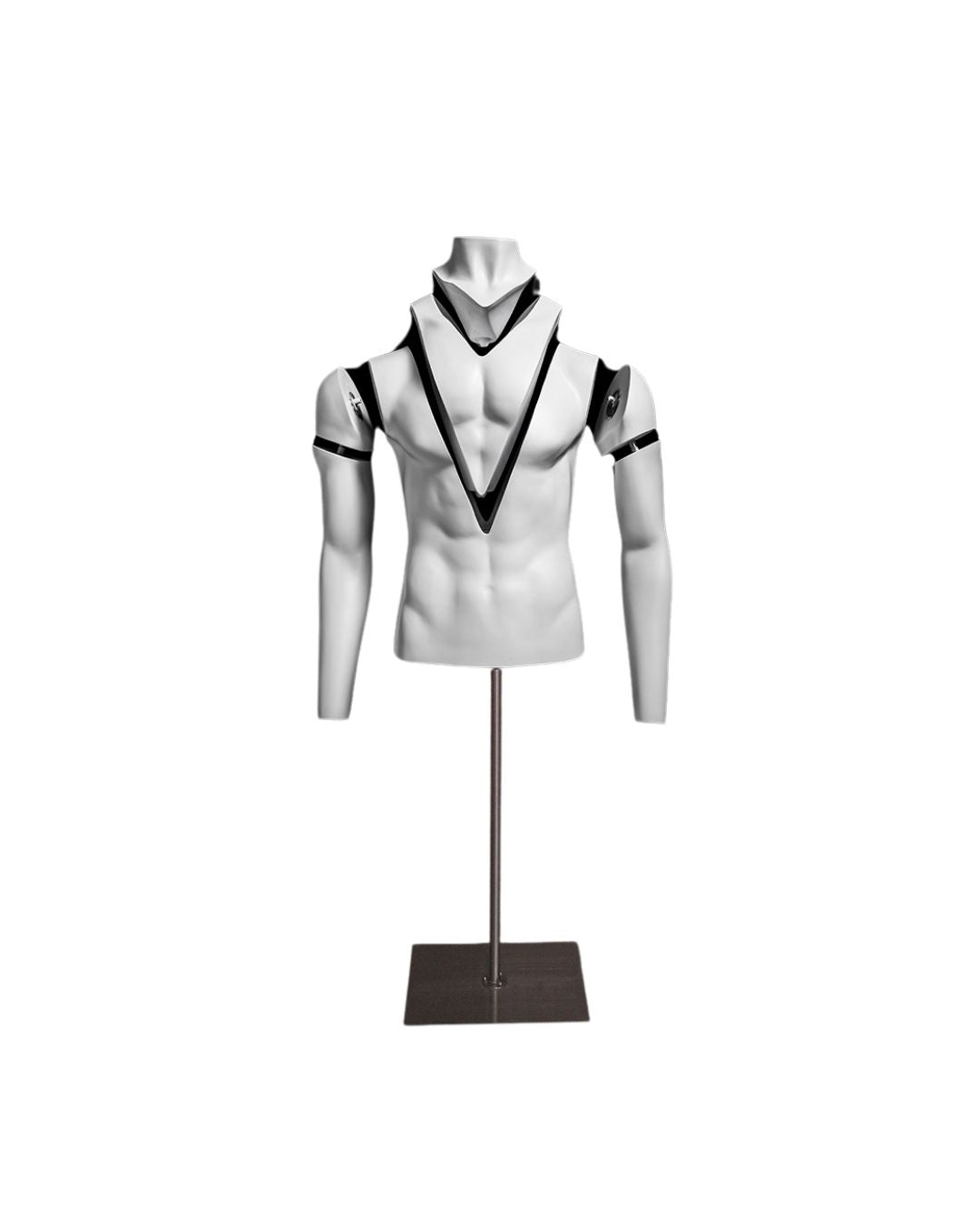 Ultimate Invisible Ghost Male Mannequin Torso (TMK-MZ-GH1/2M)