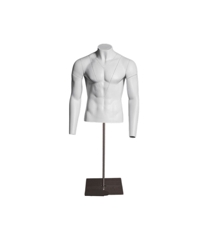 Ultimate Invisible Ghost Male Mannequin Torso (TMK-MZ-GH1/2M)