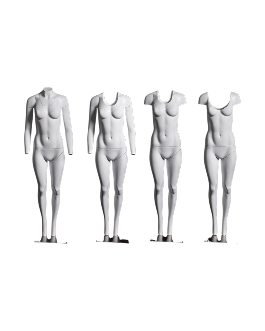 Female Invisible Ghost Mannequin Full Body for Photography Version 1.0 (TMK-MZ-GH2--S)