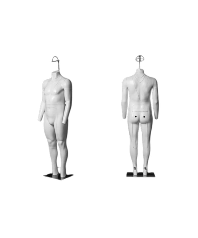 Plus Size Male Invisible Ghost Mannequin Full Body Ver 2.0 for Photography (TMK-MZ-GH25)