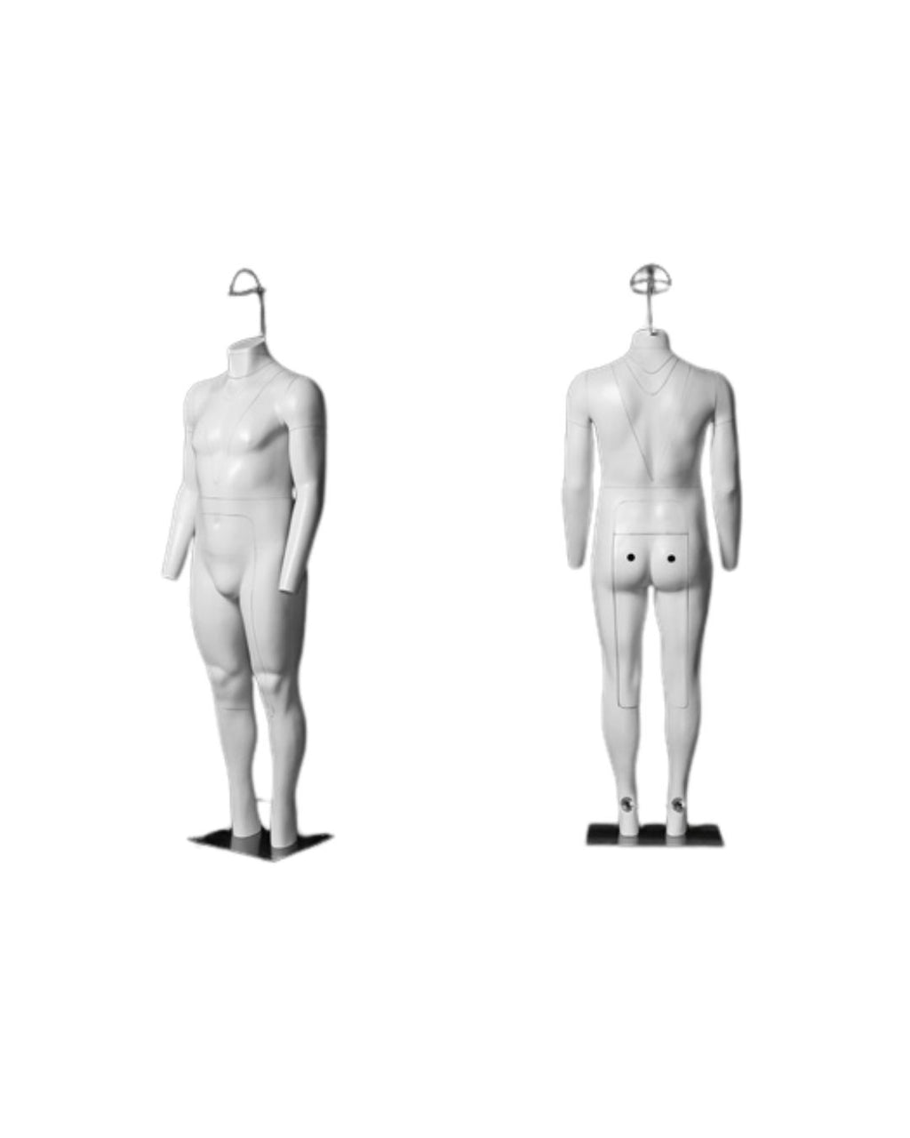 Plus Size Male Invisible Ghost Mannequin Full Body Ver 2.0 for Photography (TMK-MZ-GH25)