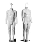 Plus Size Male Invisible Ghost Mannequin Full Body Ver 2.0 for Photography (TMK-MZ-GH25)
