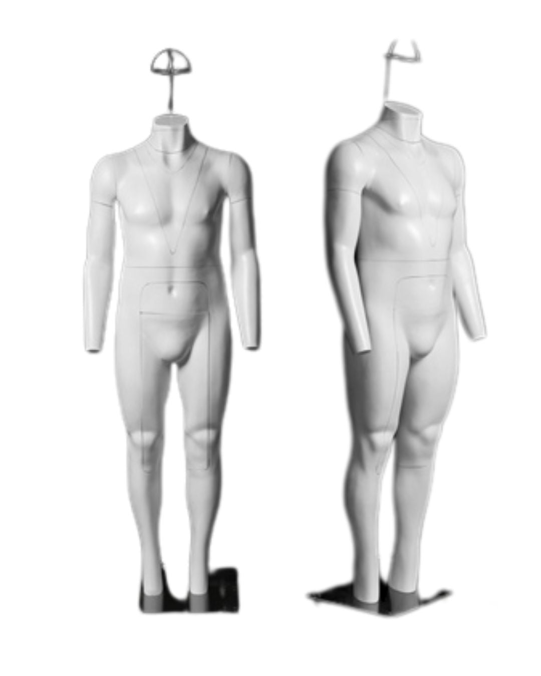 Plus Size Male Invisible Ghost Mannequin Full Body Ver 2.0 for Photography (TMK-MZ-GH25)