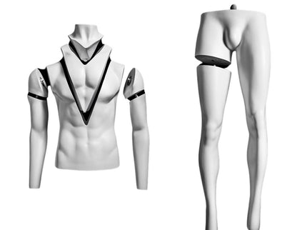 Male Invisible Ghost Mannequin Full Body Version 1.0 (TMK-MZ-GH3--S)