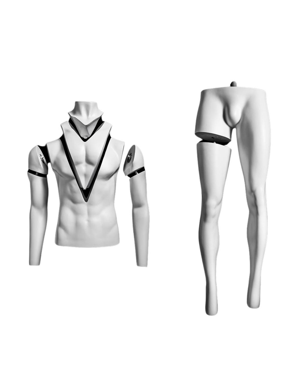 Male Invisible Ghost Mannequin Full Body Version 1.0 (TMK-MZ-GH3--S)
