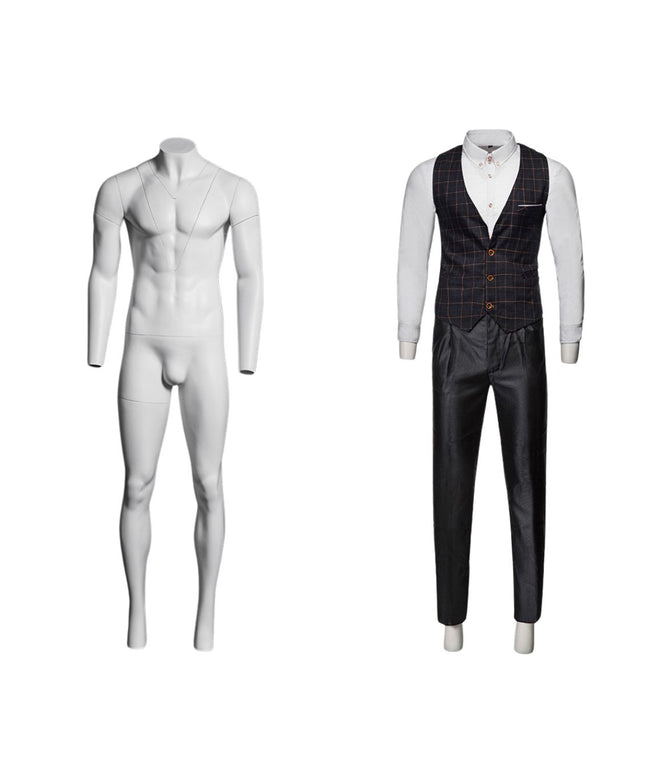 Male Invisible Ghost Mannequin Full Body Version 1.0 (TMK-MZ-GH3--S)