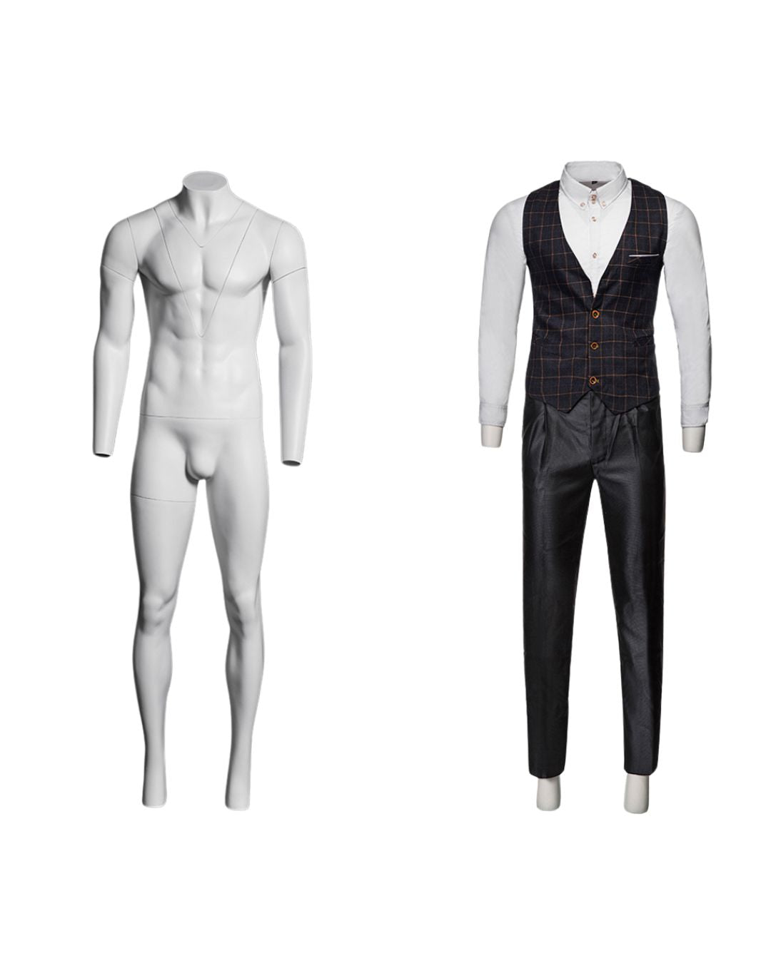 Male Invisible Ghost Mannequin Full Body Version 1.0 (TMK-MZ-GH3--S)