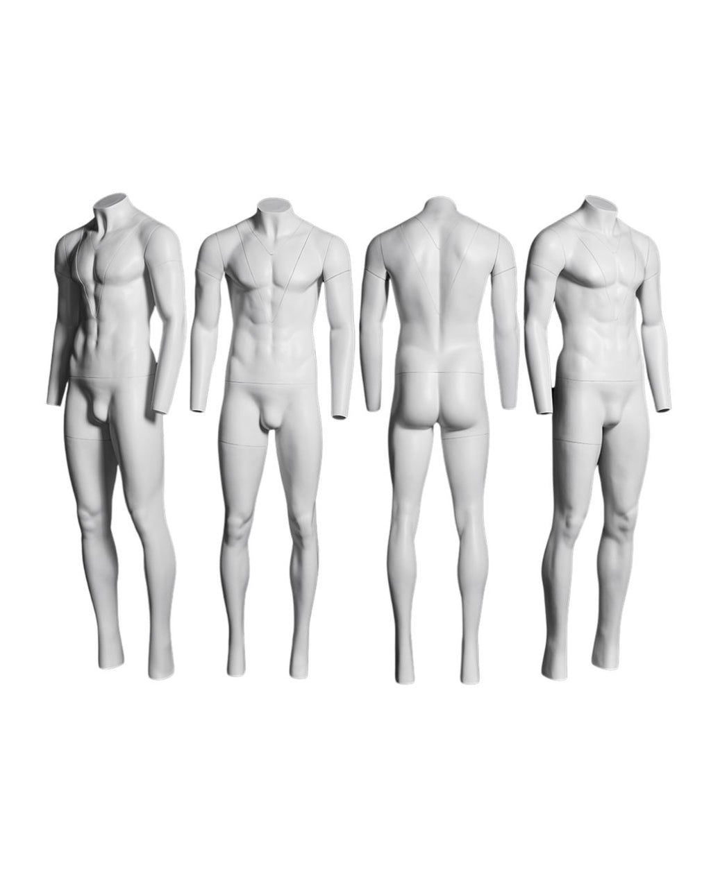 Male Invisible Ghost Mannequin Full Body Version 1.0 (TMK-MZ-GH3--S)