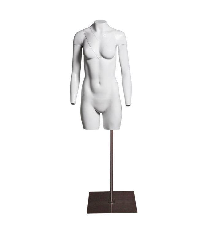 Ultimate Female Invisible Mannequin 3/4 Torso 2.0 (TMK-MZ-GH3/4F)