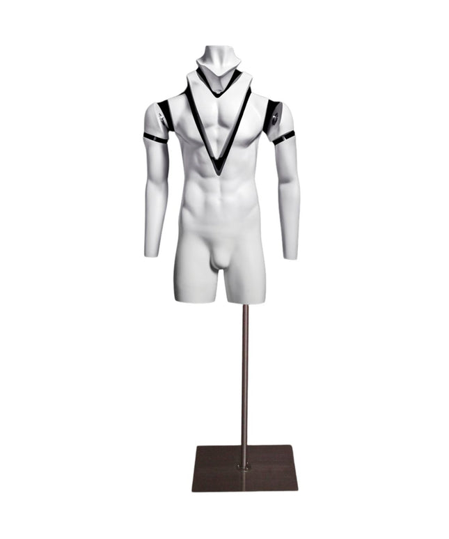 Ultimate Invisible Male Mannequin 3/4 Torso (TMK-MZ-GH3/4M)