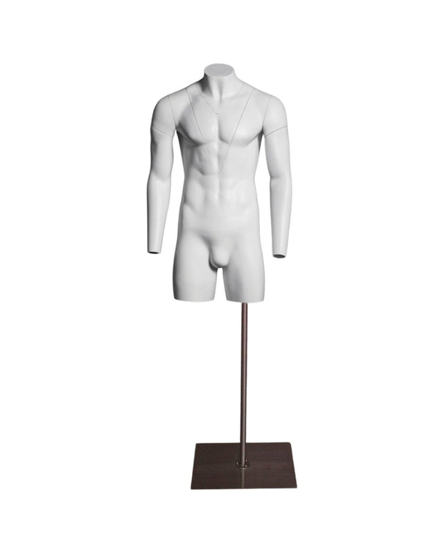 Ultimate Invisible Male Mannequin 3/4 Torso (TMK-MZ-GH3/4M)