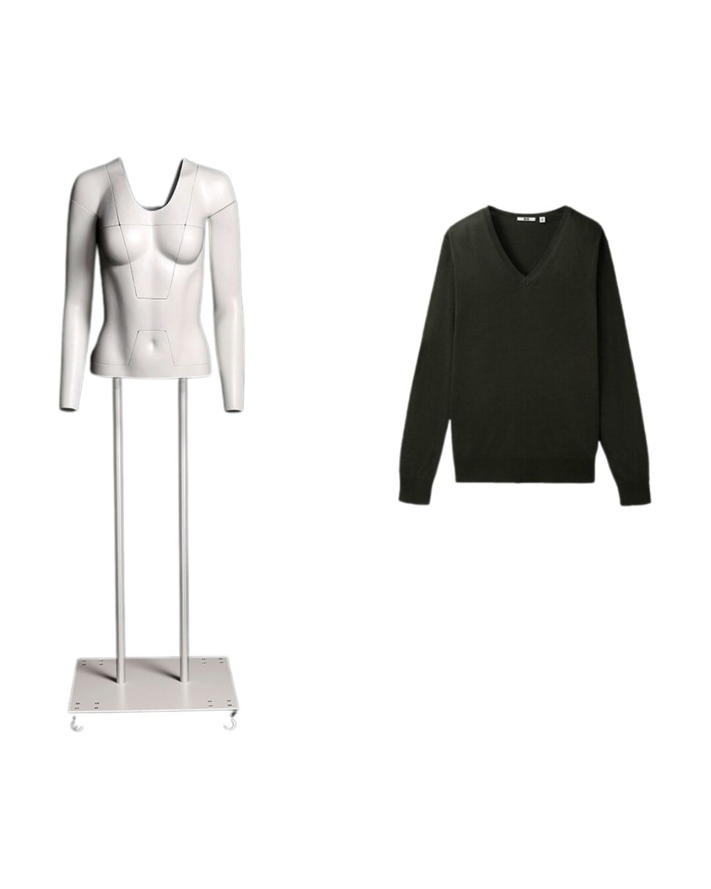 Ultimate Female Invisible Ghost Mannequin Full Body Version 3.0 (TMK-MZ-GHT-F)