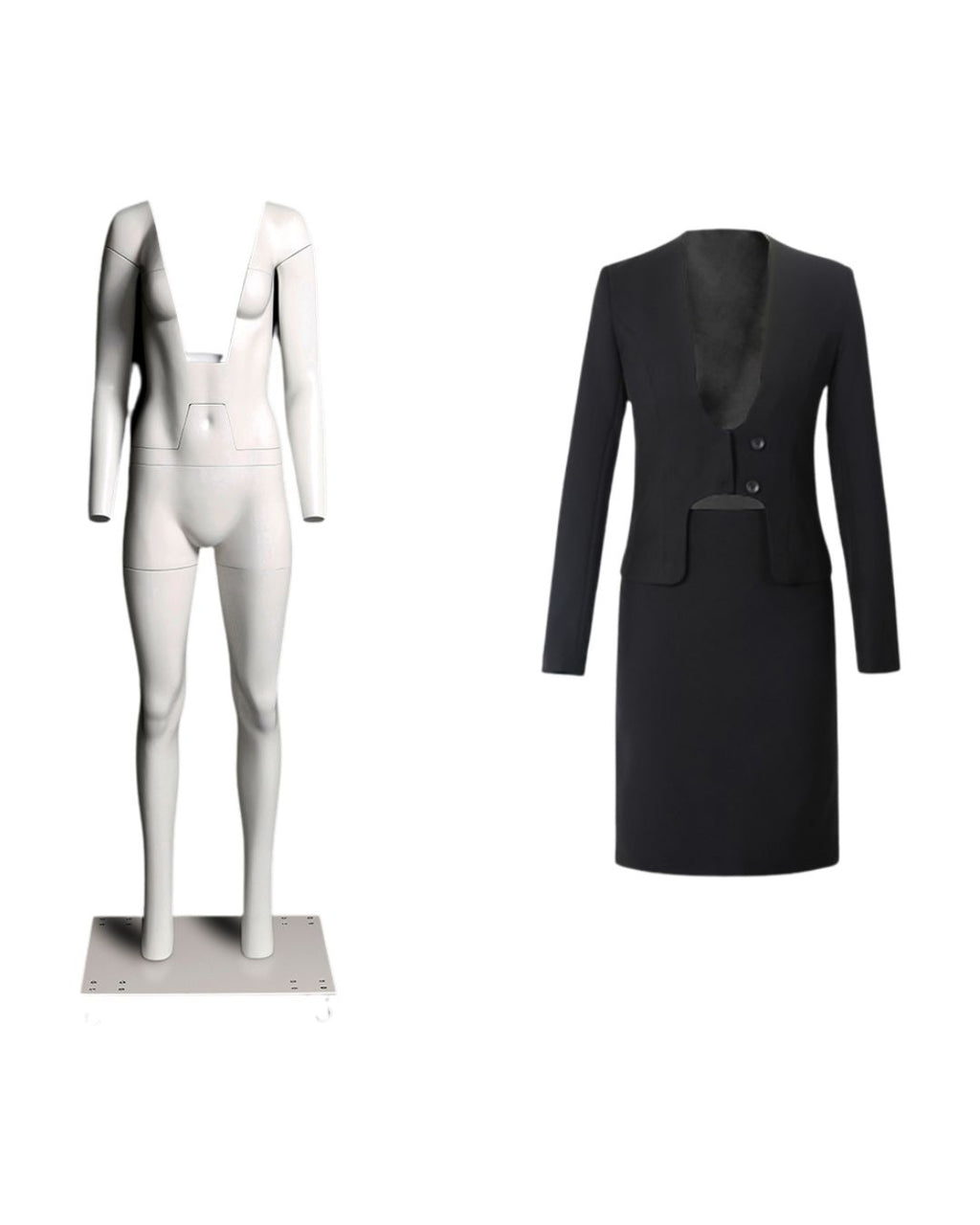 Ultimate Female Invisible Ghost Mannequin Full Body Version 3.0 (TMK-MZ-GHT-F)