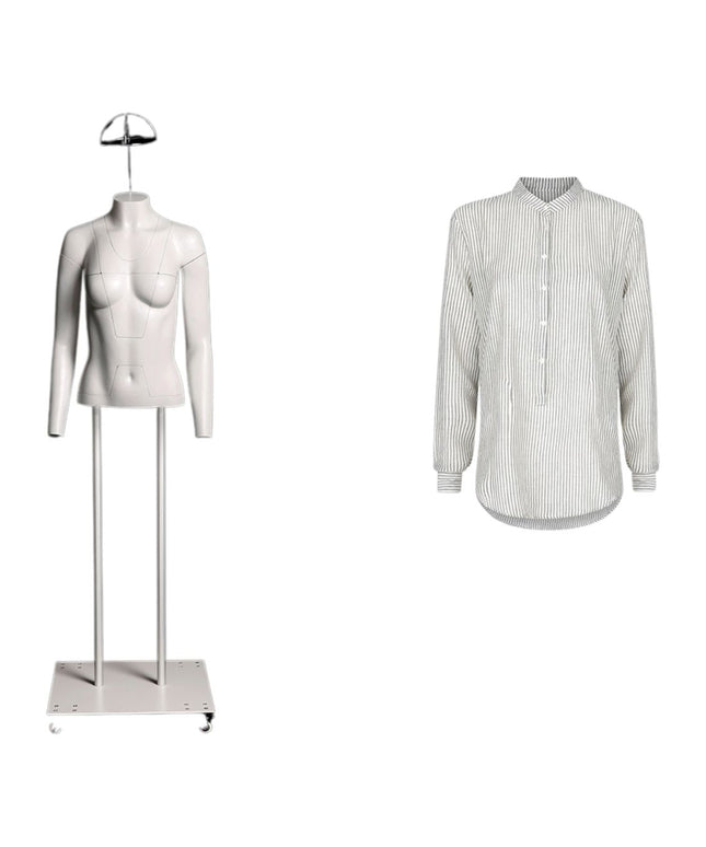 Ultimate Female Invisible Ghost Mannequin Full Body Version 3.0 (TMK-MZ-GHT-F)