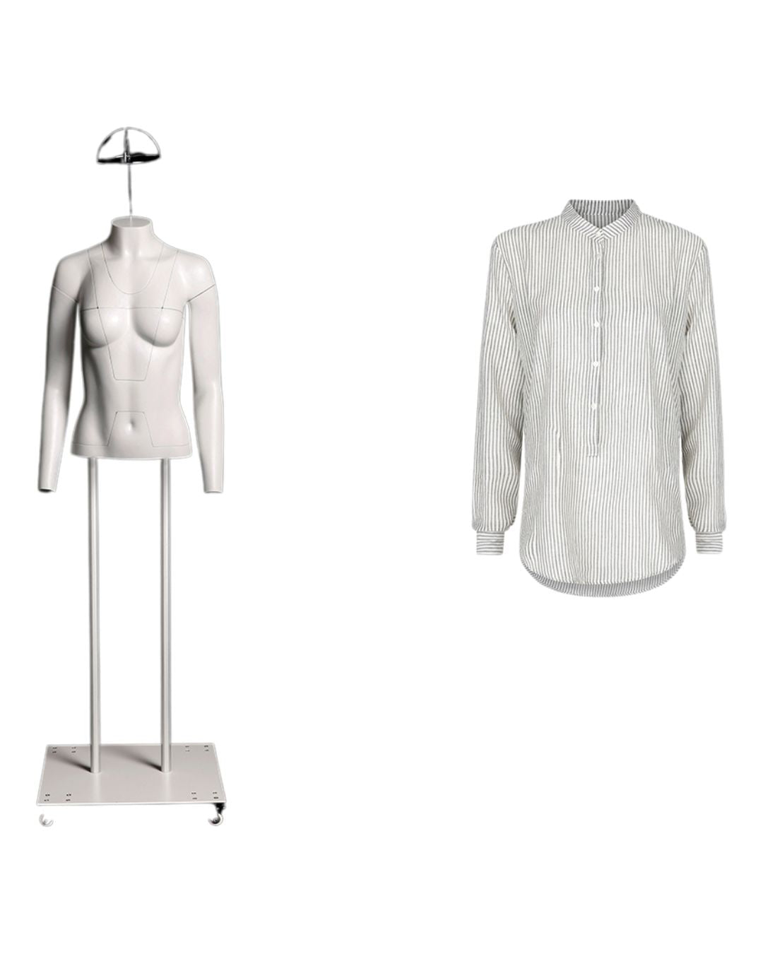 Ultimate Female Invisible Ghost Mannequin Full Body Version 3.0 (TMK-MZ-GHT-F)