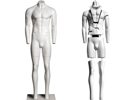 Ultimate Male Invisible Ghost Mannequin Full Body Version 3.0 (TMK-MZ-GHT-M)