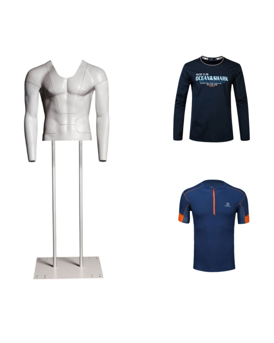 Ultimate Male Invisible Ghost Mannequin Full Body Version 3.0 (TMK-MZ-GHT-M)