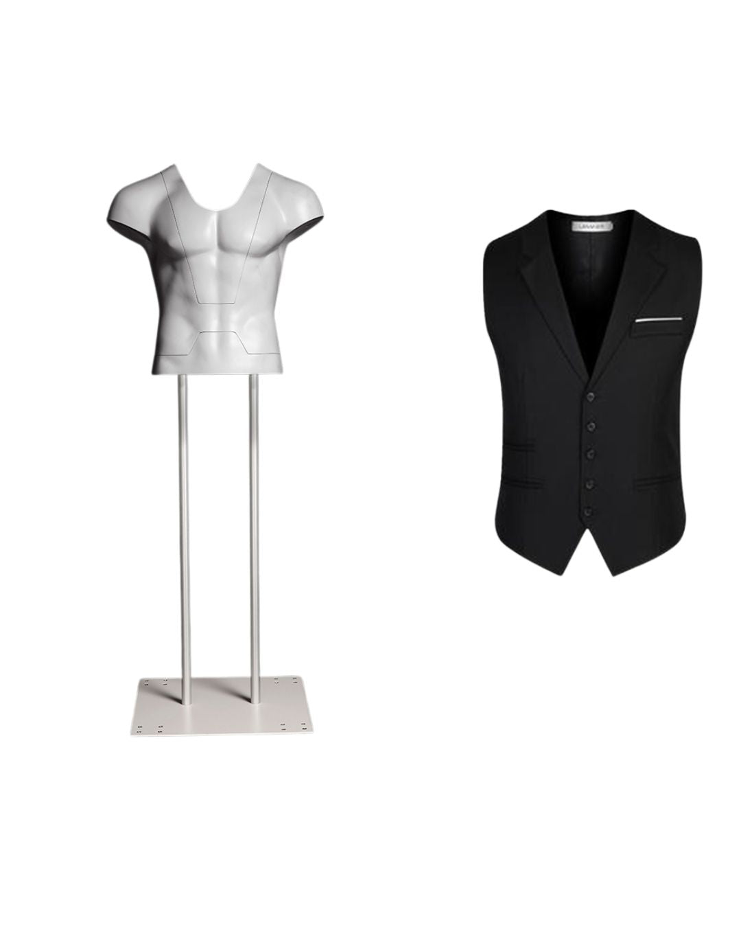 Ultimate Male Invisible Ghost Mannequin Full Body Version 3.0 (TMK-MZ-GHT-M)