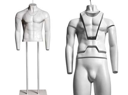 Ultimate Male Invisible Ghost Mannequin Full Body Version 3.0 (TMK-MZ-GHT-M)