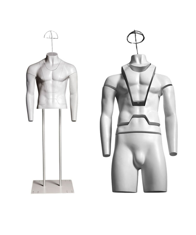 Ultimate Male Invisible Ghost Mannequin Full Body Version 3.0 (TMK-MZ-GHT-M)