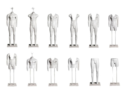 Ultimate Male Invisible Ghost Mannequin Full Body Version 3.0 (TMK-MZ-GHT-M)