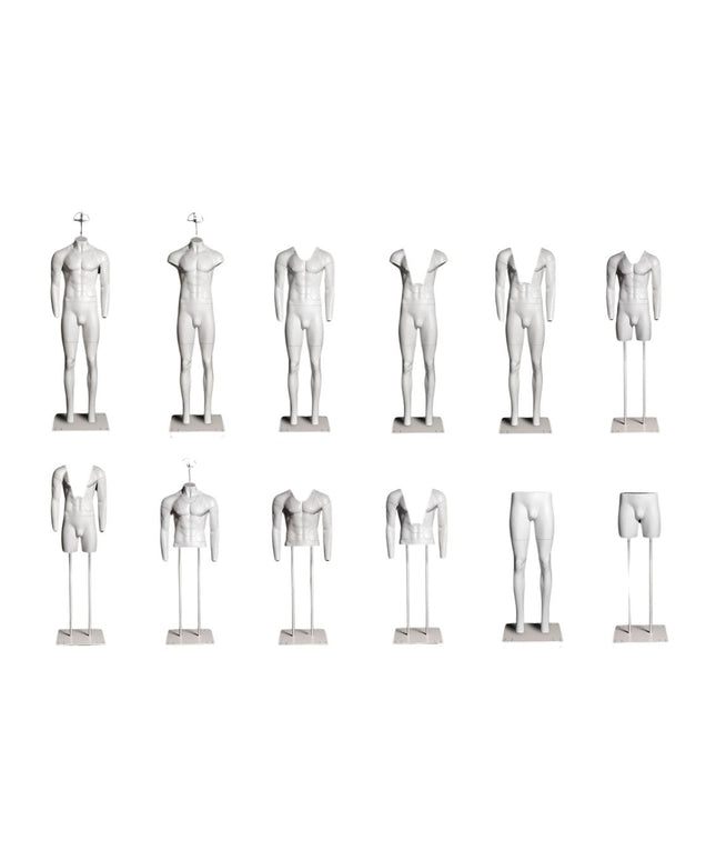 Ultimate Male Invisible Ghost Mannequin Full Body Version 3.0 (TMK-MZ-GHT-M)