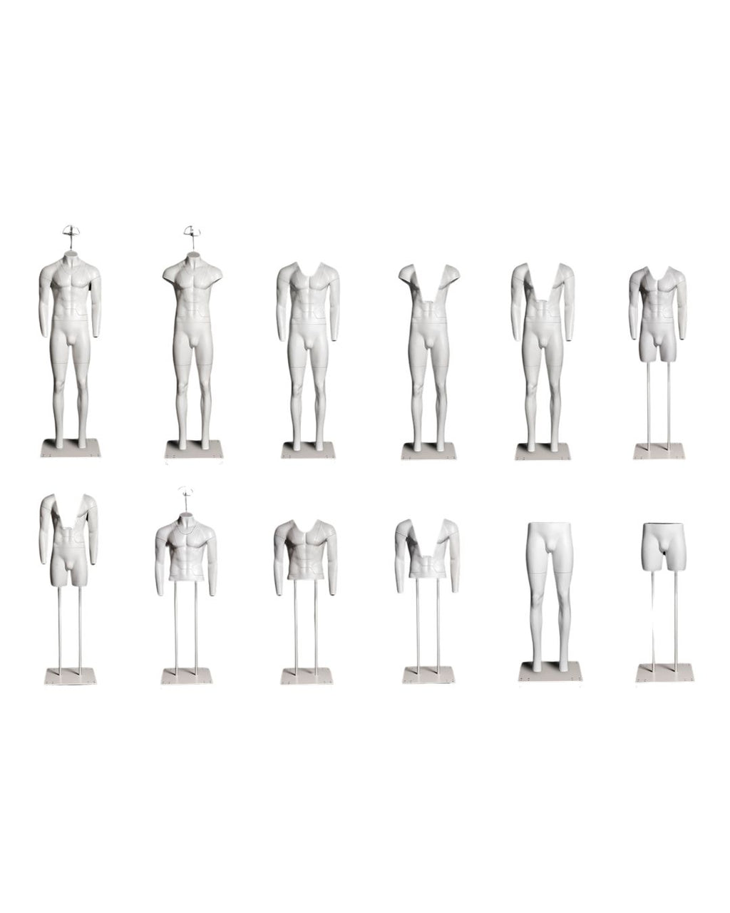 Ultimate Male Invisible Ghost Mannequin Full Body Version 3.0 (TMK-MZ-GHT-M)