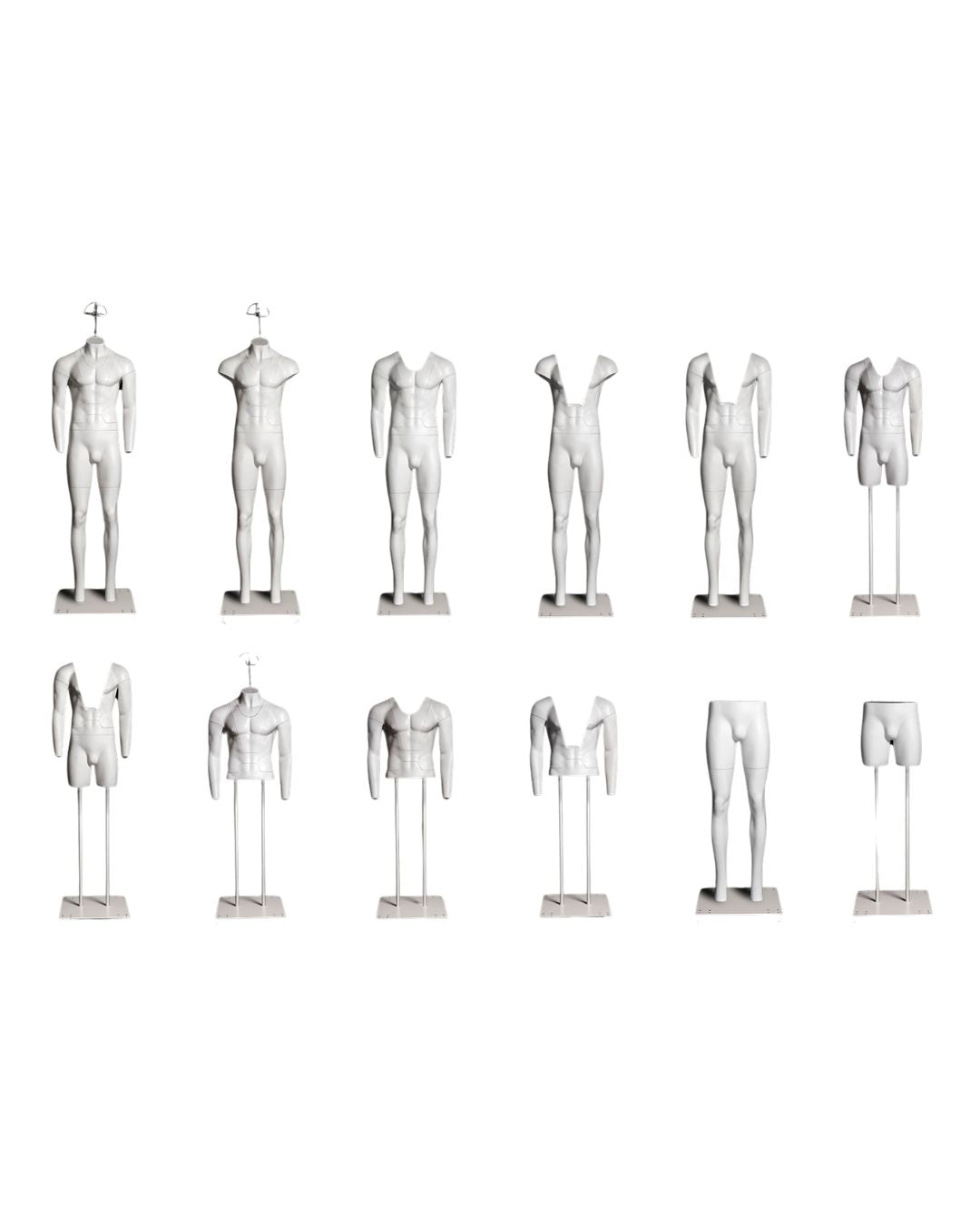 Ultimate Male Invisible Ghost Mannequin Full Body Version 3.0 (TMK-MZ-GHT-M)