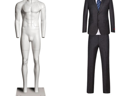 Ultimate Male Invisible Ghost Mannequin Full Body Version 3.0 (TMK-MZ-GHT-M)