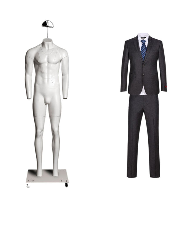 Ultimate Male Invisible Ghost Mannequin Full Body Version 3.0 (TMK-MZ-GHT-M)