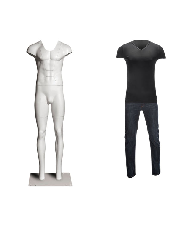 Ultimate Male Invisible Ghost Mannequin Full Body Version 3.0 (TMK-MZ-GHT-M)