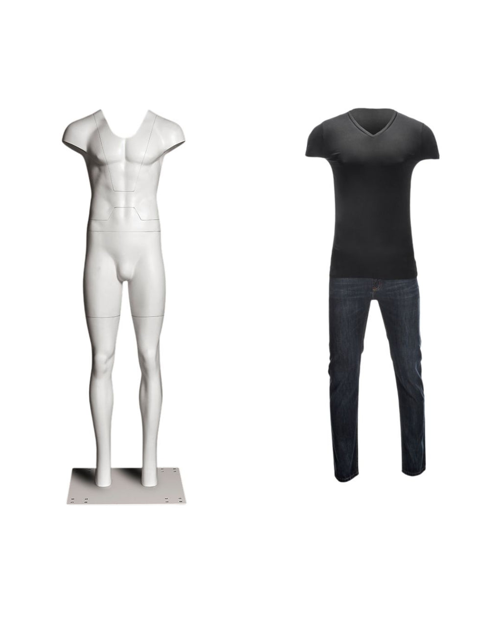 Ultimate Male Invisible Ghost Mannequin Full Body Version 3.0 (TMK-MZ-GHT-M)