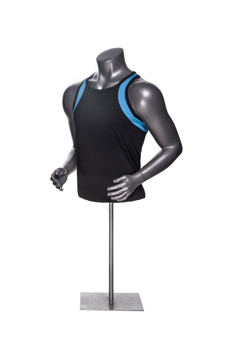 Athletic Mannequin Torso - Male (TMK-MZ-HEF08T)