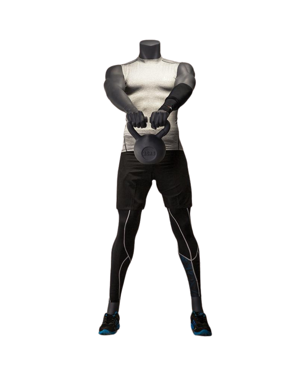 Male Athletic Kettlebell Weight Lifting Mannequin (TMK-MZ-HL-02)