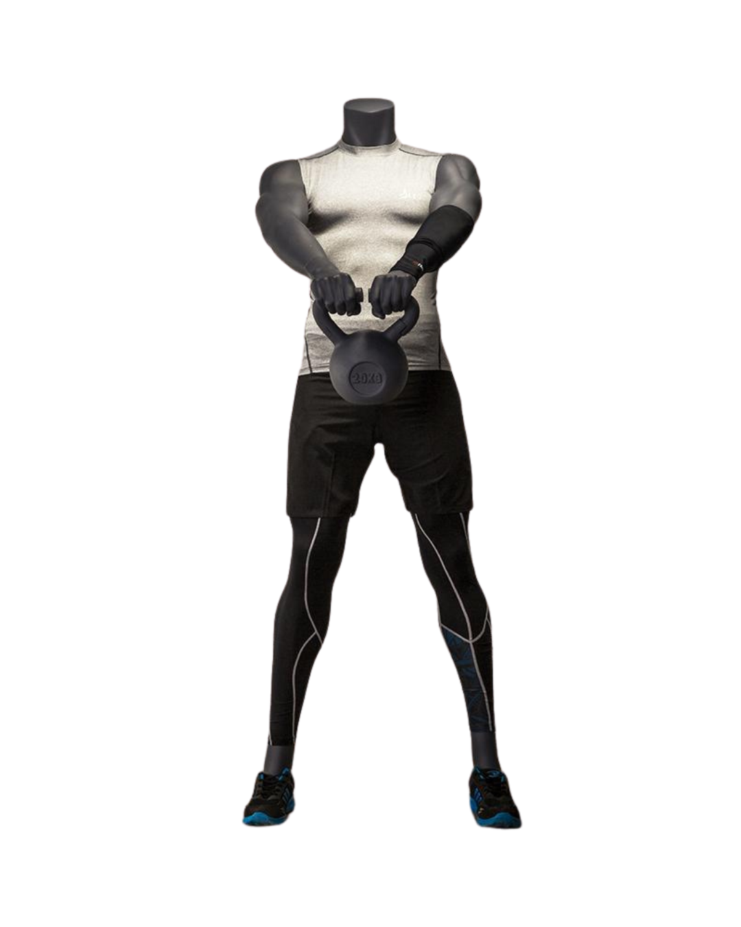 Male Athletic Kettlebell Weight Lifting Mannequin (TMK-MZ-HL-02)