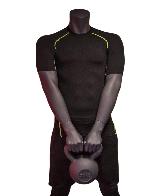 Male Athletic Kettlebell Weight Lifting Mannequin (TMK-MZ-HL-02)