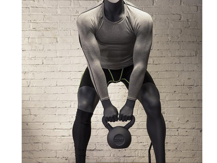 Male Athletic Kettlebell Weight Lifting Mannequin (TMK-MZ-HL-02)