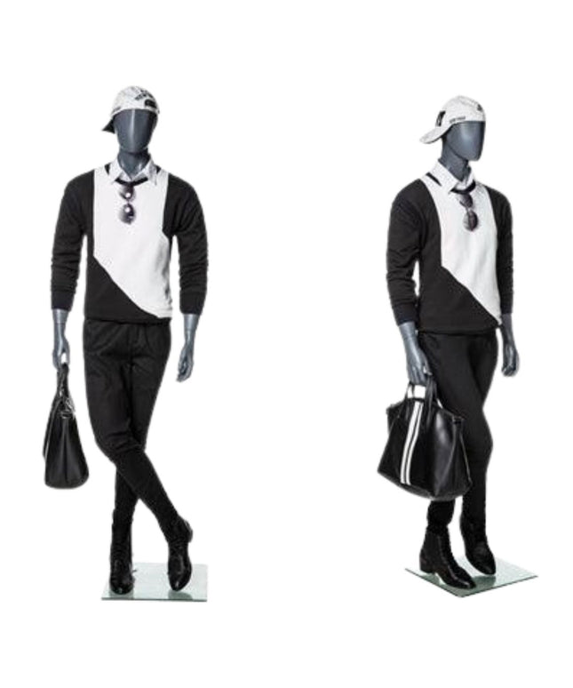 Male Abstract Gray Mannequin (TMK-MZ-MG001)