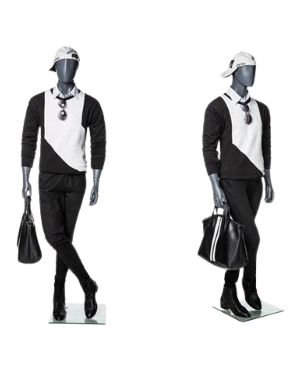 Male Abstract Gray Mannequin (TMK-MZ-MG001)