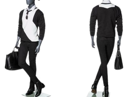 Male Abstract Gray Mannequin (TMK-MZ-MG001)
