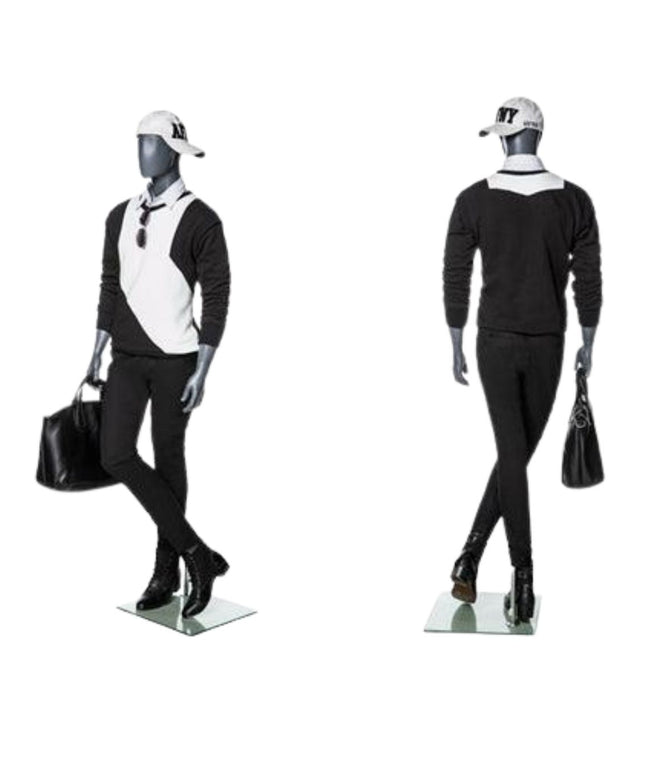 Male Abstract Gray Mannequin (TMK-MZ-MG001)