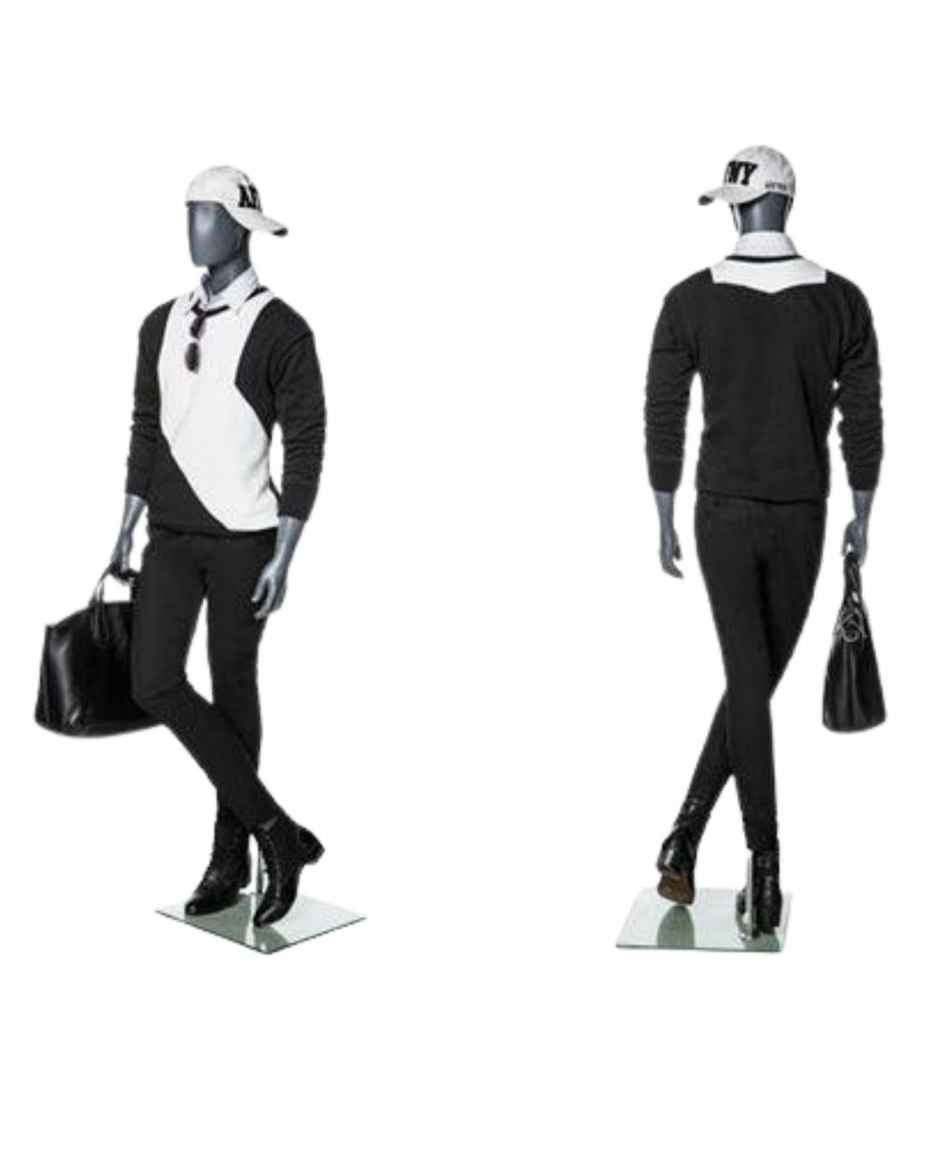 Male Abstract Gray Mannequin (TMK-MZ-MG001)