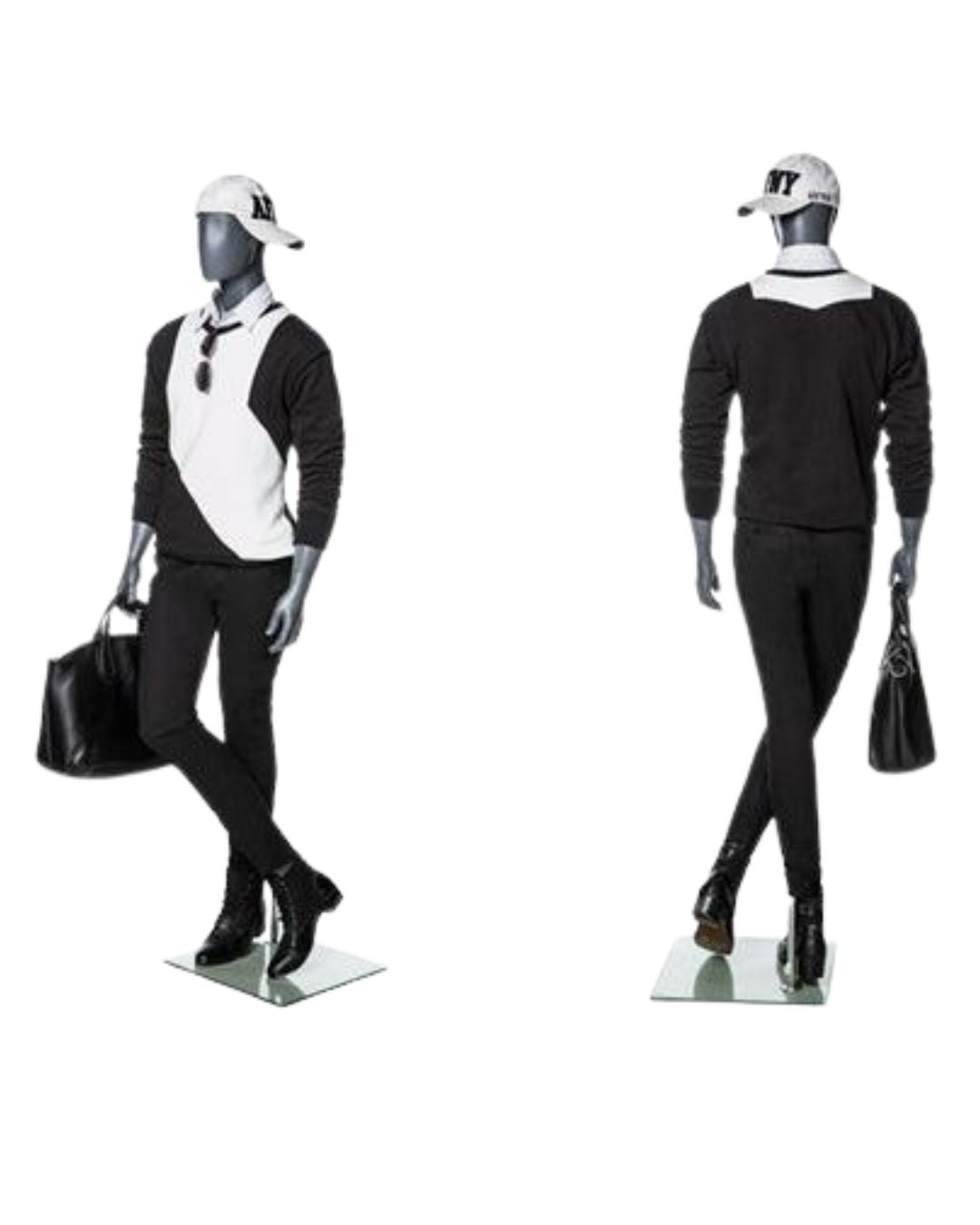 Male Abstract Gray Mannequin (TMK-MZ-MG001)