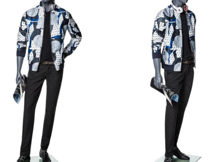 Male Abstract Gray Mannequin (TMK-MZ-MG003)