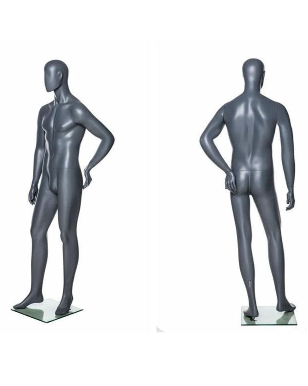 Male Abstract Gray Mannequin (TMK-MZ-MG003)
