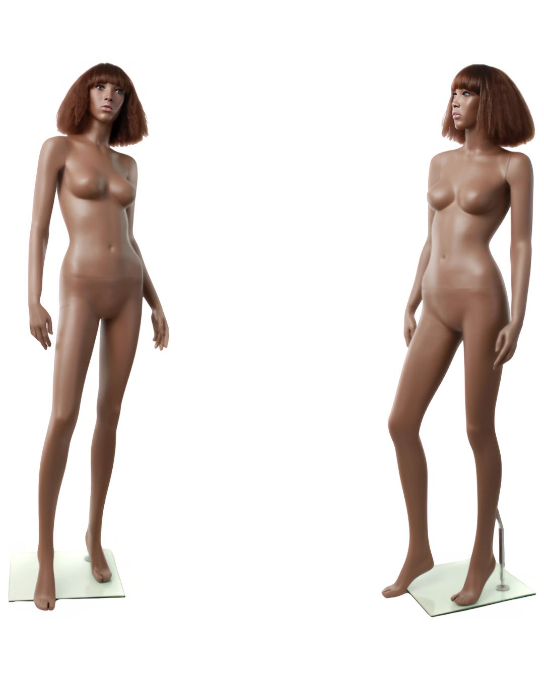 Rich Brown Finish Female Mannequin  (TMK-MZ-MYA1)