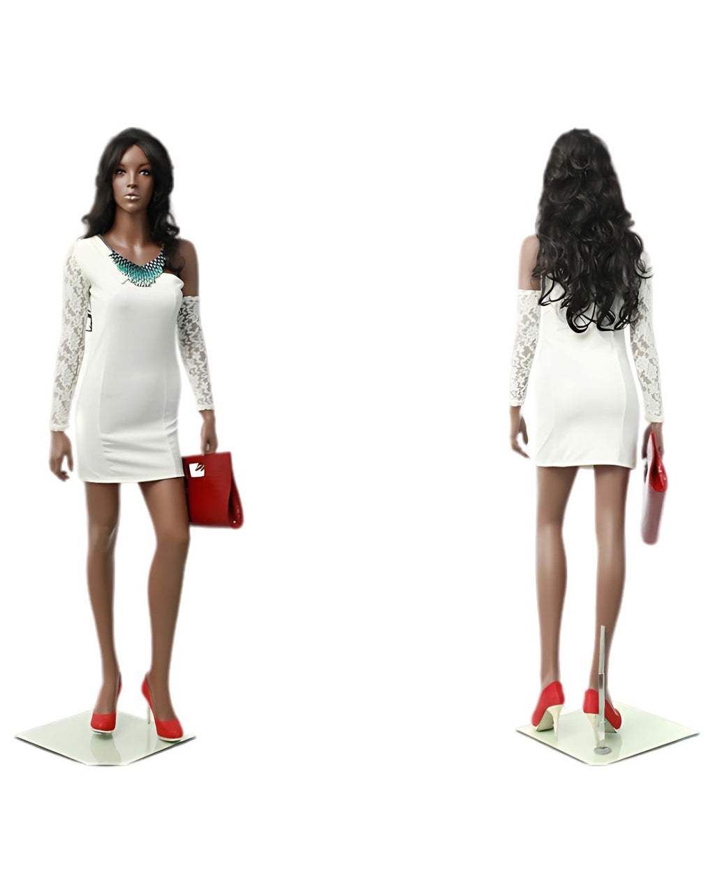 Rich Brown Finish Female Mannequin (TMK-MZ-MYA2)