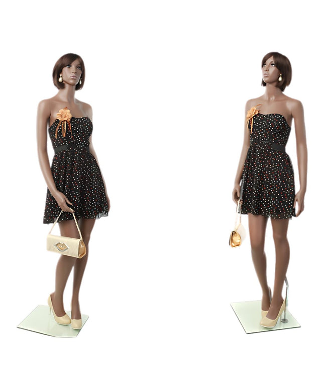 Rich Brown Finish Female Mannequin (TMK-MZ-MYA3)