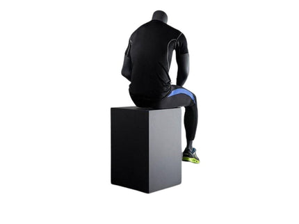 Athletic Headless Male Sitting Mannequin (TMK-MZ-NI-5)