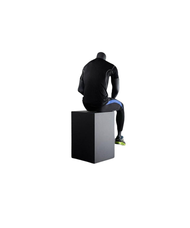 Athletic Headless Male Sitting Mannequin (TMK-MZ-NI-5)